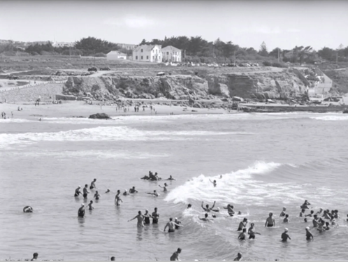 Praia de São Pedro do Estoril, anos 50
